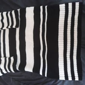 Long striped sweater
